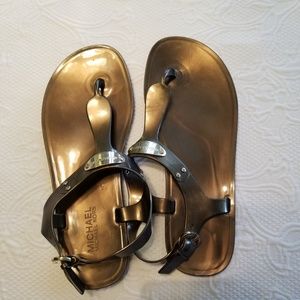 Michael Kors bronze sandals, size 7.5